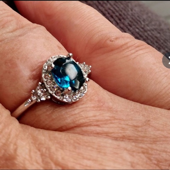 🆕️ Blue Sapphire 925 ring - 8 - Picture 7 of 7